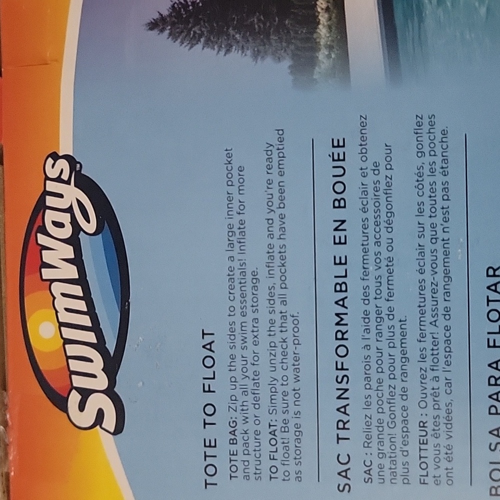 Swimways pack-n-float, aqua - Picture 7 of 8